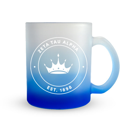 Zeta Tau Alpha Mug - Ombre Glass