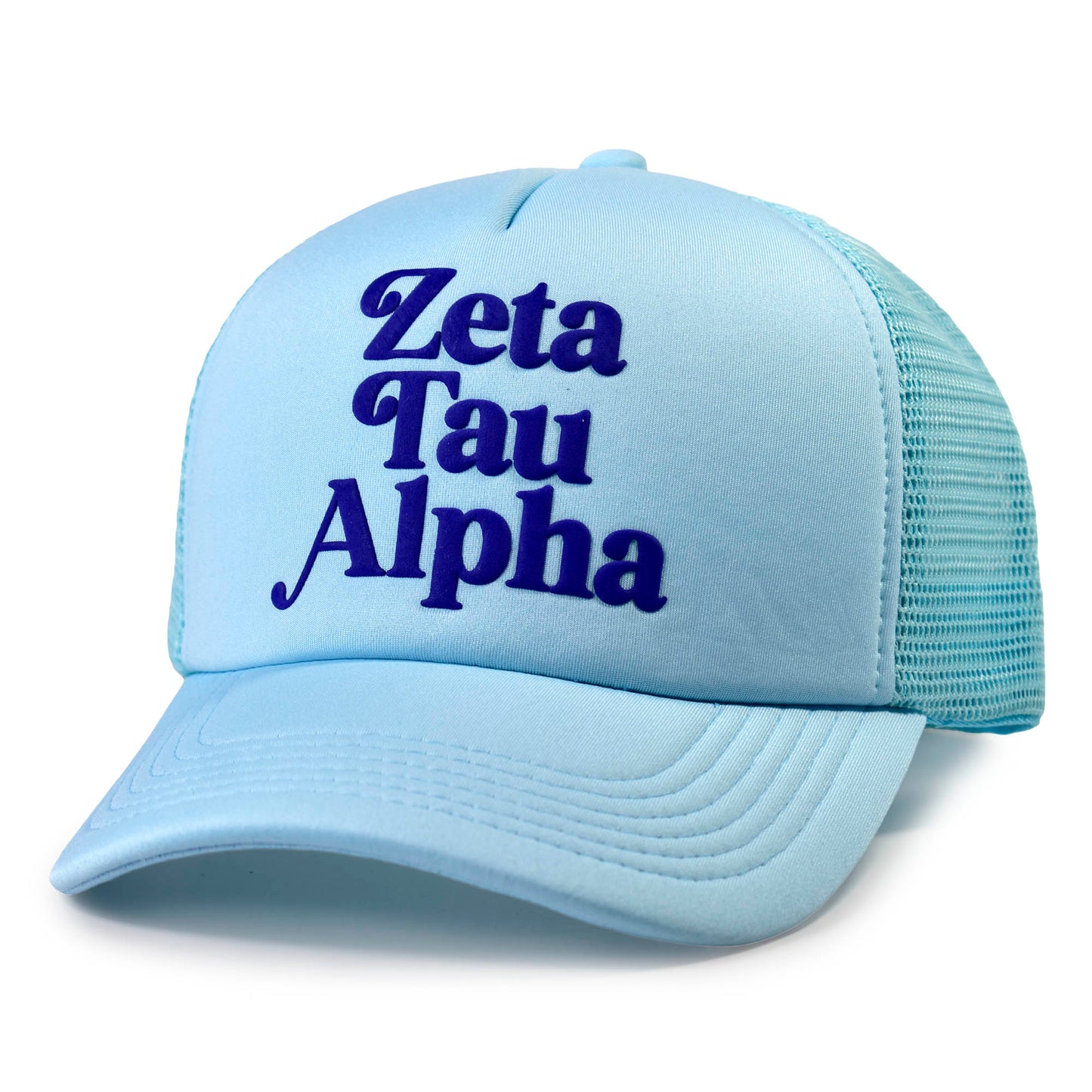 Zeta Tau Alpha Baseball Cap, Mesh Trucker-Style Hat