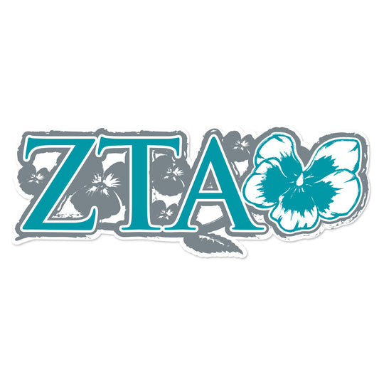 Zeta Tau Alpha Laptop Jumbo Sticker/Decal