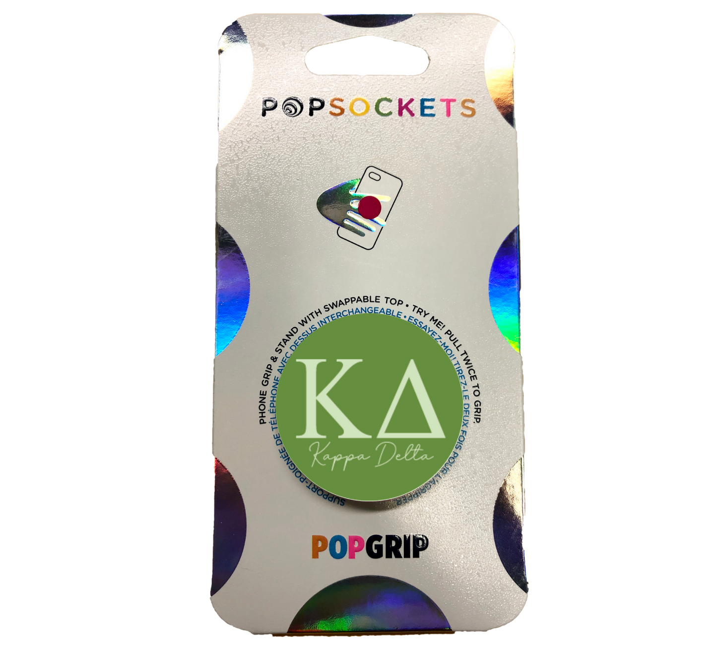 Kappa Delta 2-Color PopSocket