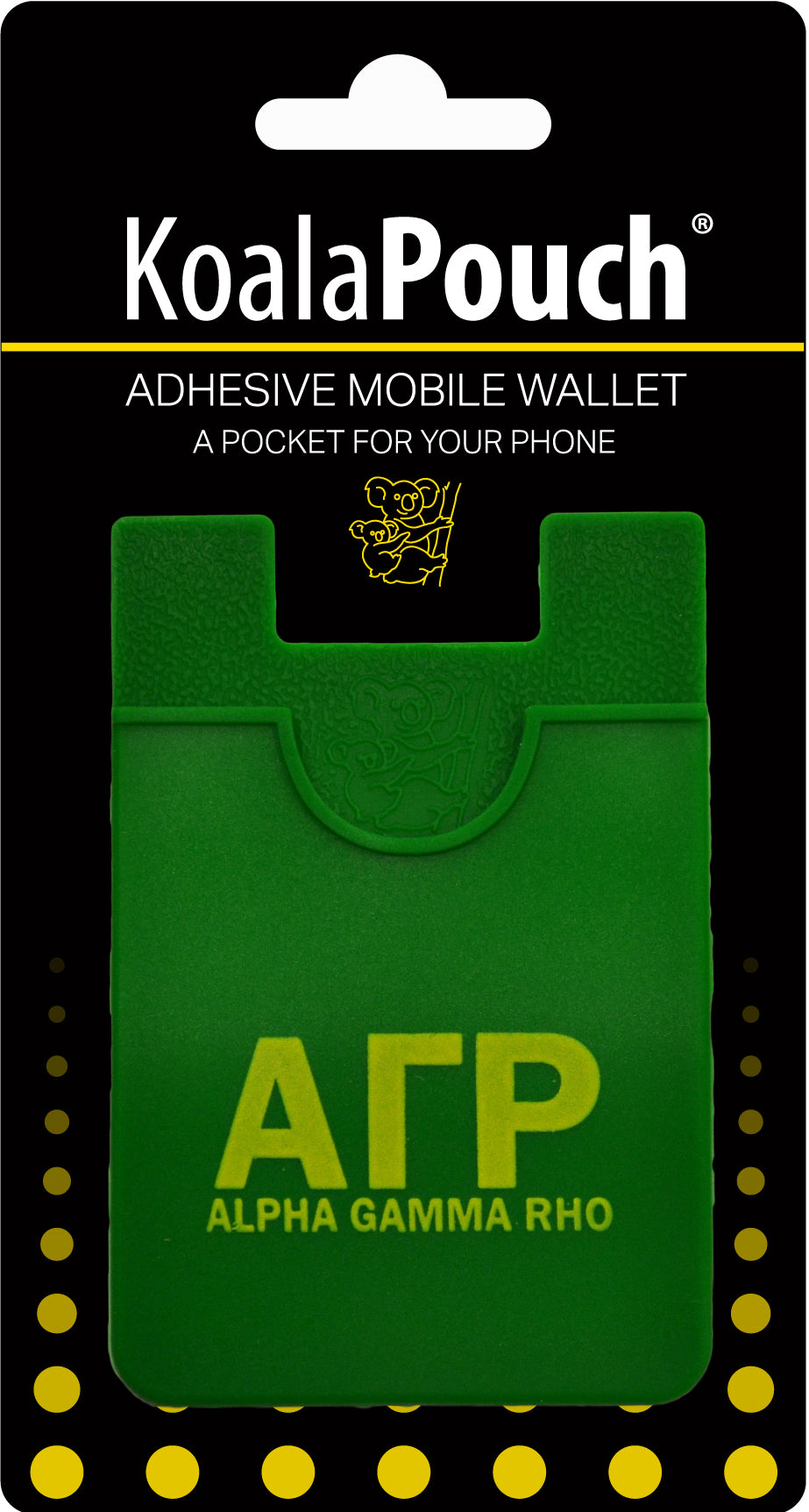 Original Alpha Gamma Rho Koala Pouch