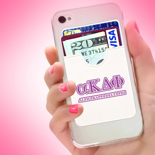 Alpha Kappa Delta Phi Koala Pouch - Greek Letters Design - Phone Wallet