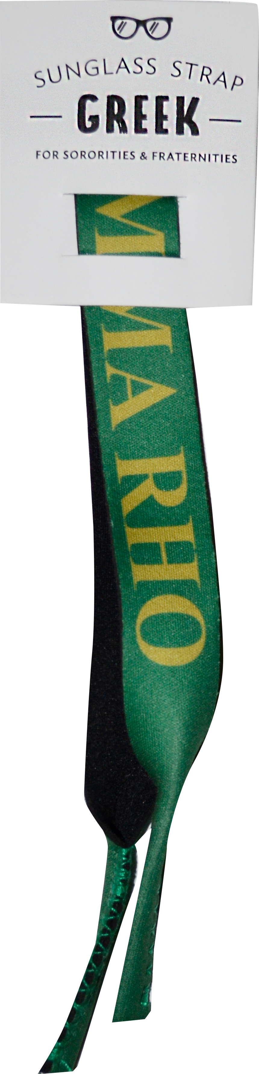 Alpha Gamma Rho Sunglass Strap Packaging- Croakie