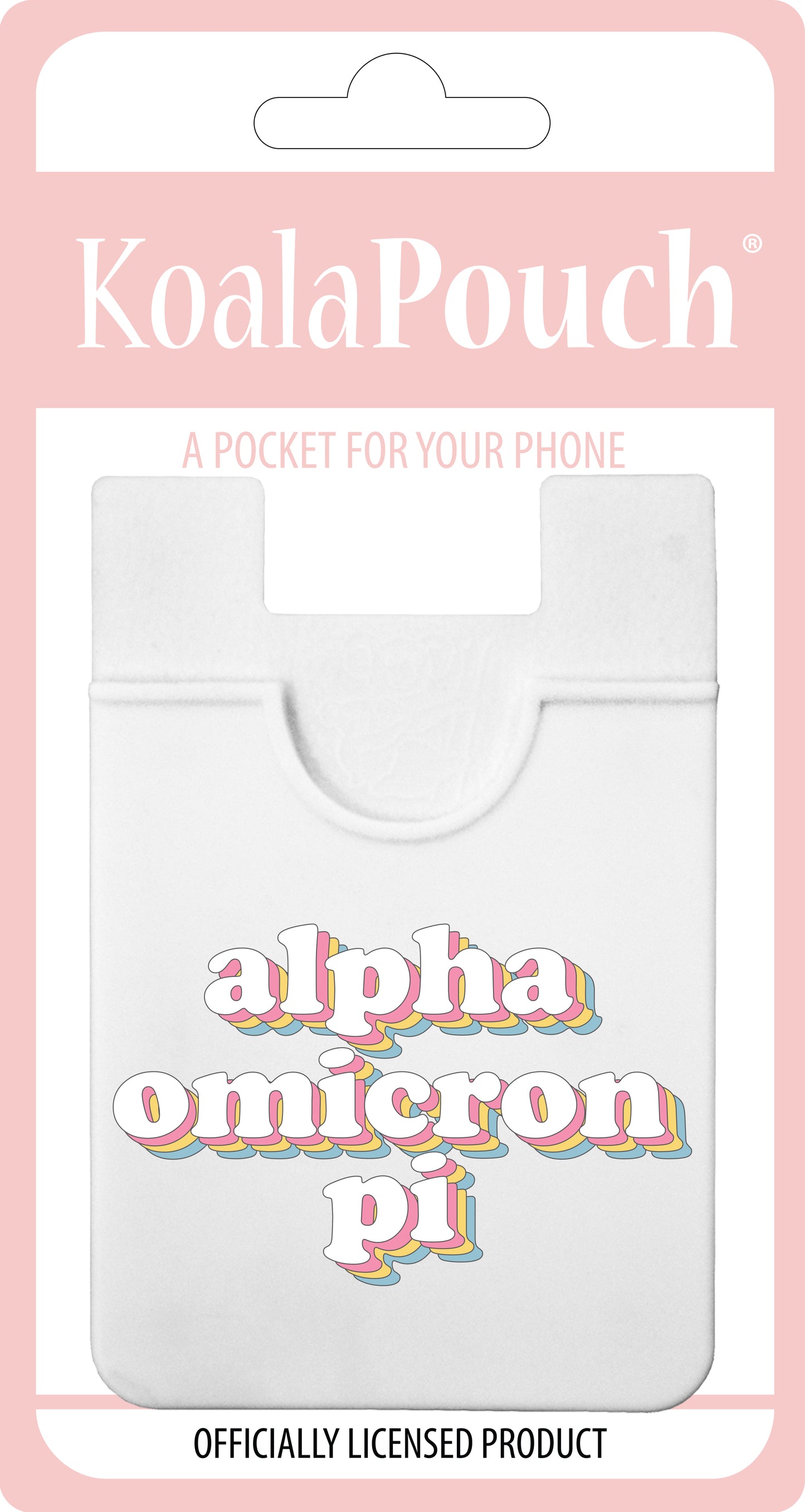 Alpha Omicron Pi Retro Koala Pouch