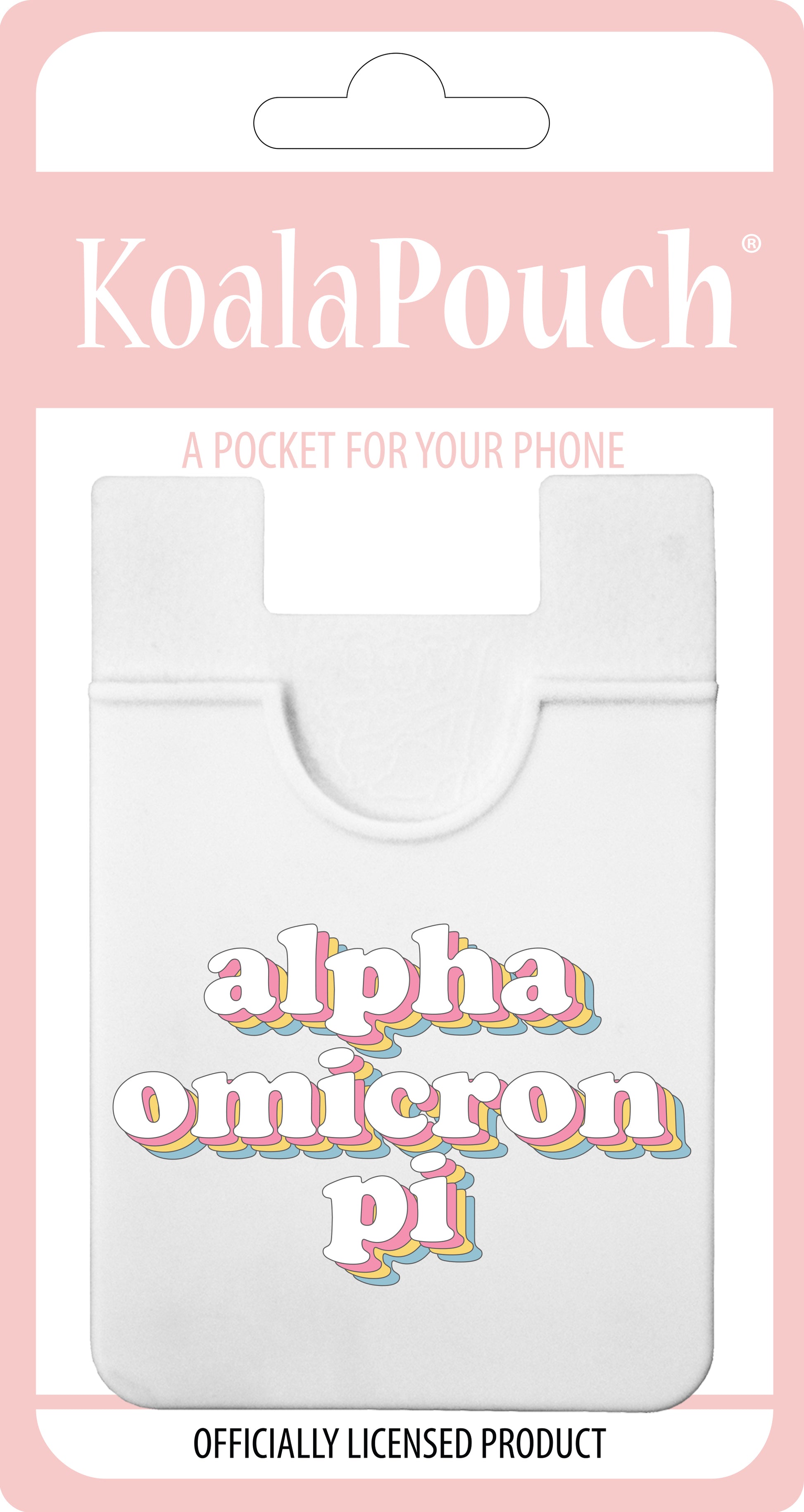 Alpha Omicron Pi Retro Koala Pouch