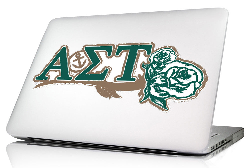 Alpha Sigma Tau <br>11.75 x 5 Laptop Skin/Wall Decal