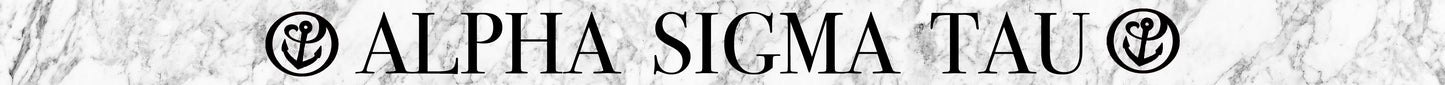 Alpha Sigma Tau<br> Sunglass Strap <br> Marble Theme