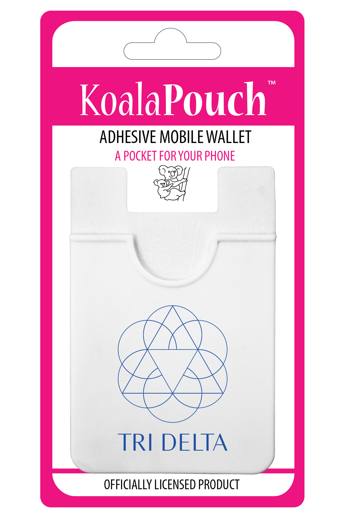 Delta Delta Delta Koala Pouch - Logo Design