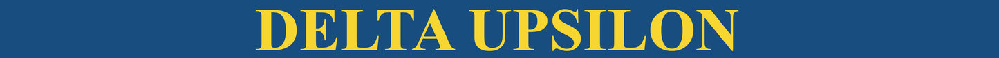 Delta Upsilon Sunglass Strap Design - Croakie