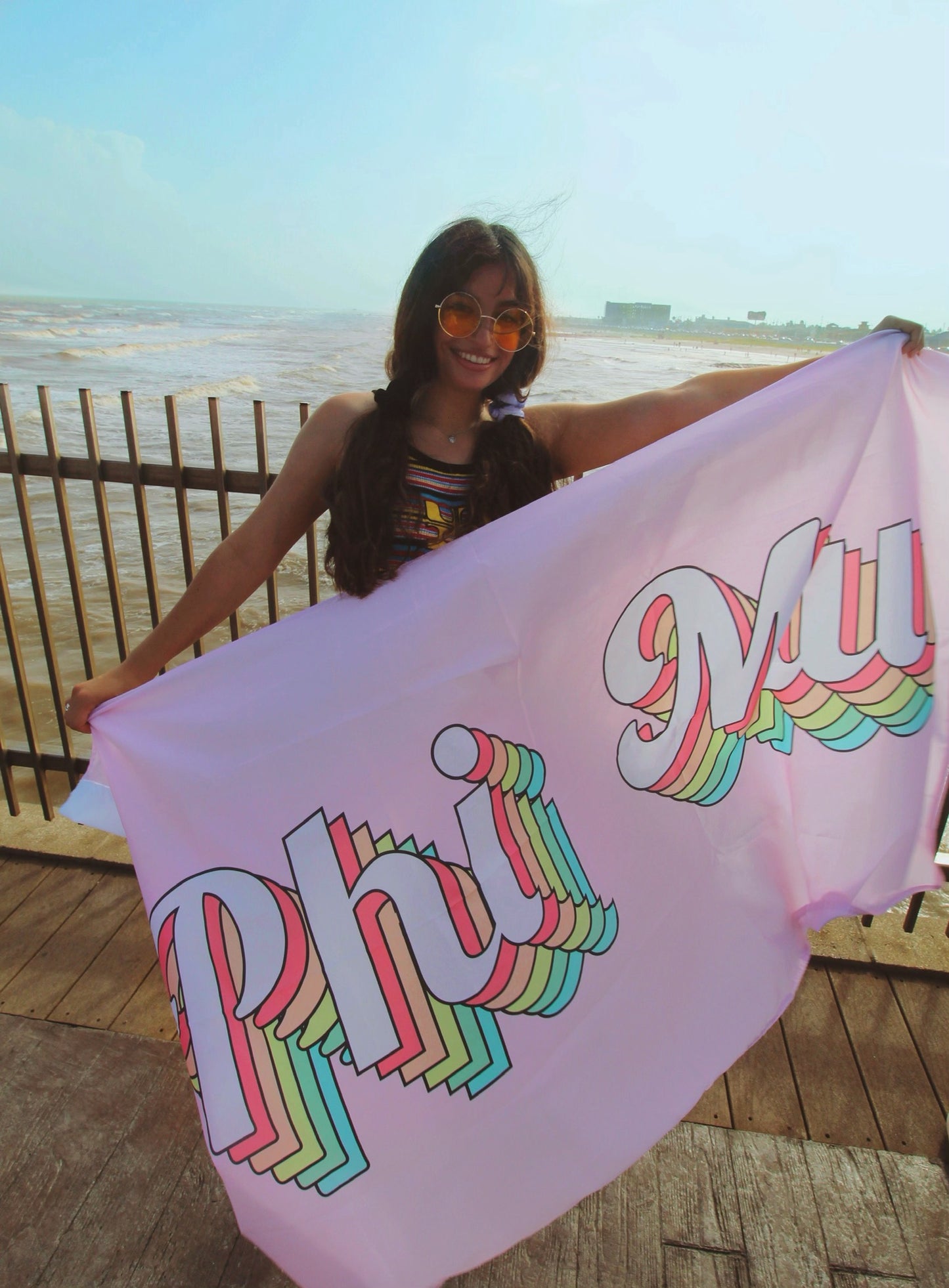 Zeta Tau Alpha Sorority Flags