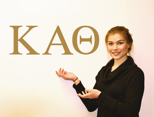 Kappa Alpha Theta <br> Jumbo Letter Decals