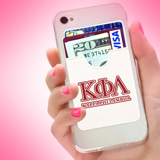 Kappa Phi Lambda Koala Pouch - Greek Letters Design - Phone Wallet
