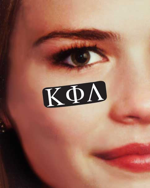 Kappa Phi Lambda Eye Black Decals