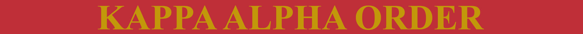 Kappa Alpha Order Sunglass Strap Design - Croakie