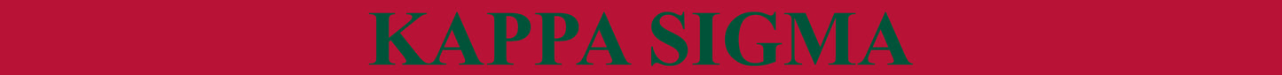 Kappa Sigma Sunglass Strap Design - Croakie