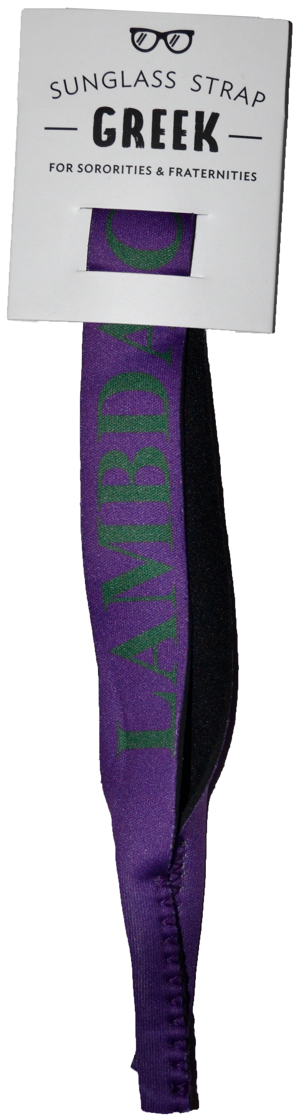 Lambda Chi Alpha Sunglass Strap Packaging - Croakie
