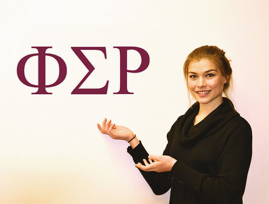 Phi Sigma Rho <br> Jumbo Letter Decals