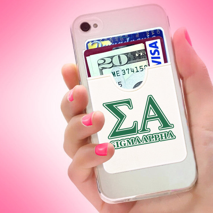 Sigma Alpha Koala Pouch - Greek Letters Design - Phone Wallet