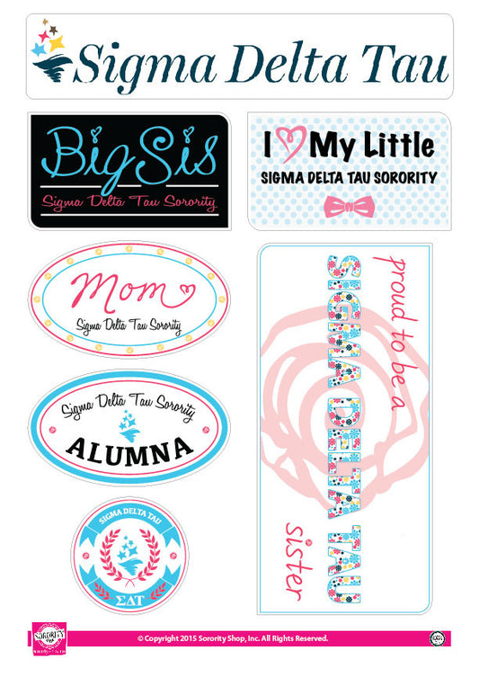 Sigma Delta Tau <br> Family Stickers
