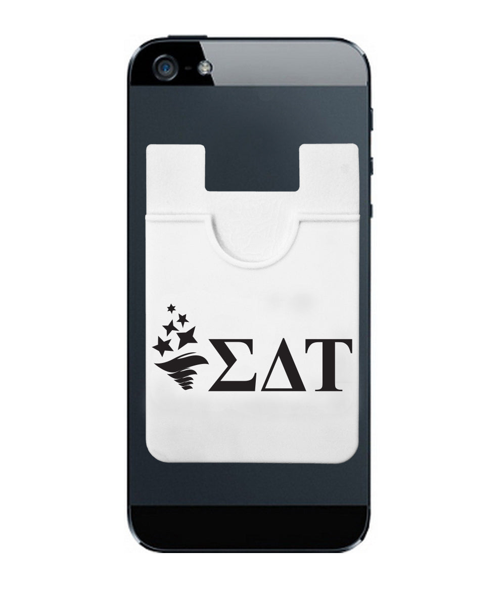 Sigma Delta Tau Logo Koala Pouch - Adhesive Phone Wallet