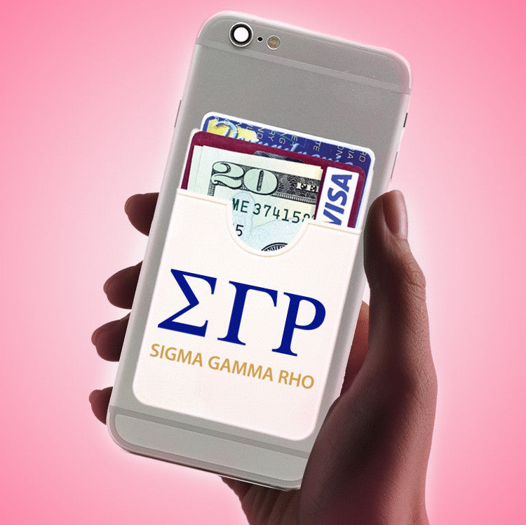 Sigma Gamma Rho Koala Pouch - Greek Letters Design - Phone Wallet