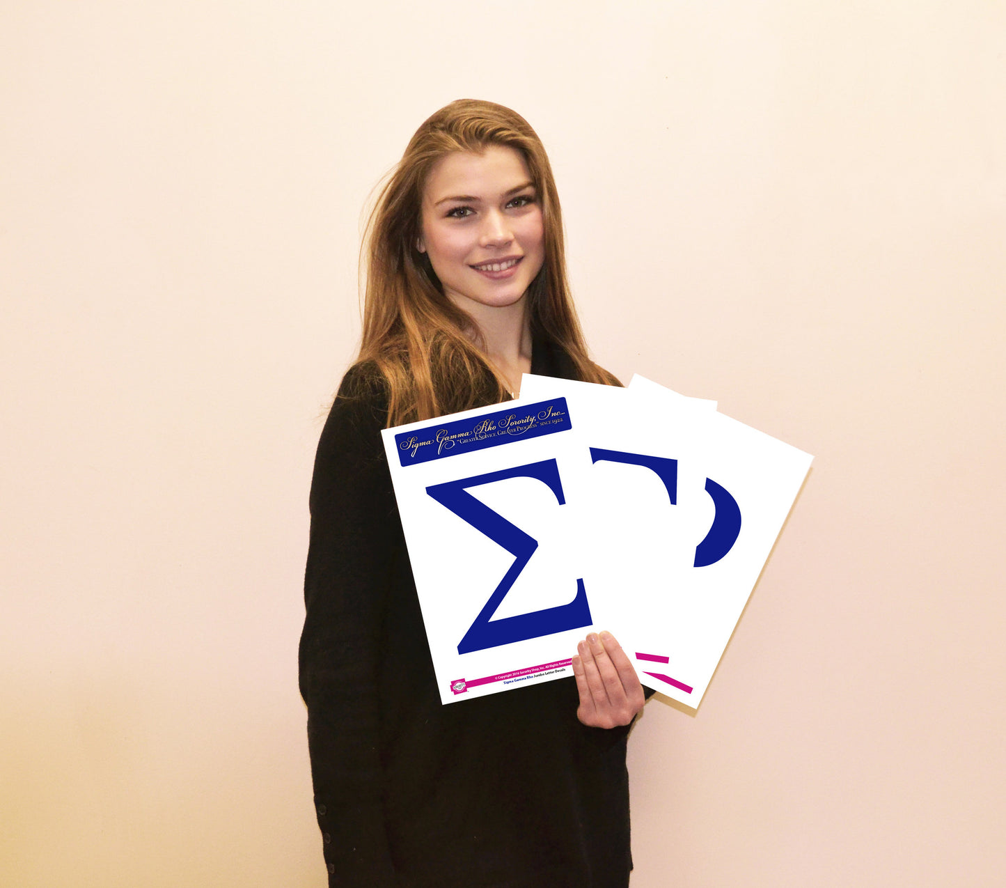 Sigma Gamma Rho <br> Jumbo Letter Decals
