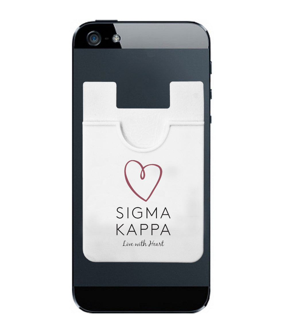 Sigma Kappa Adhesive Wallet - Koala Pouch