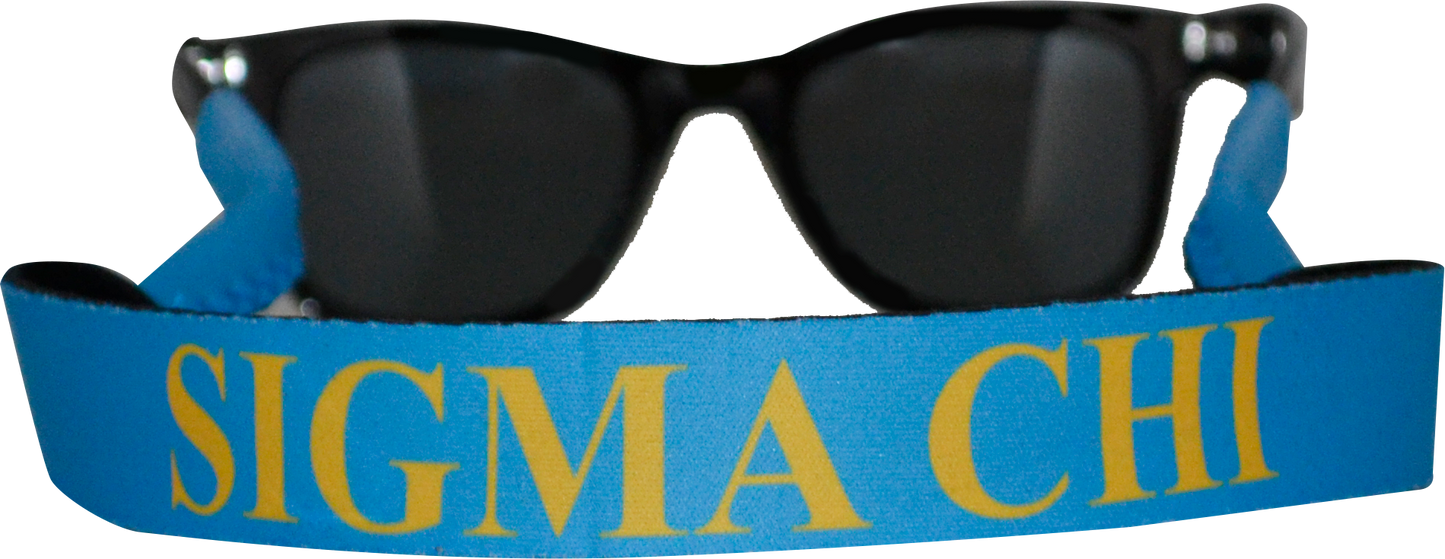 Sigma Chi Sunglass Strap - Croakie