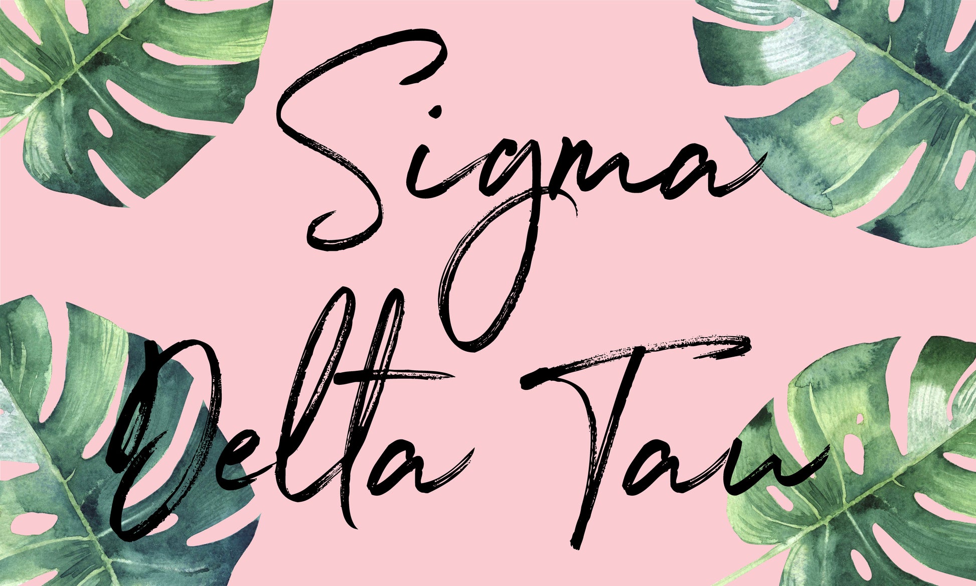Sigma Delta Tau Tropical Flag