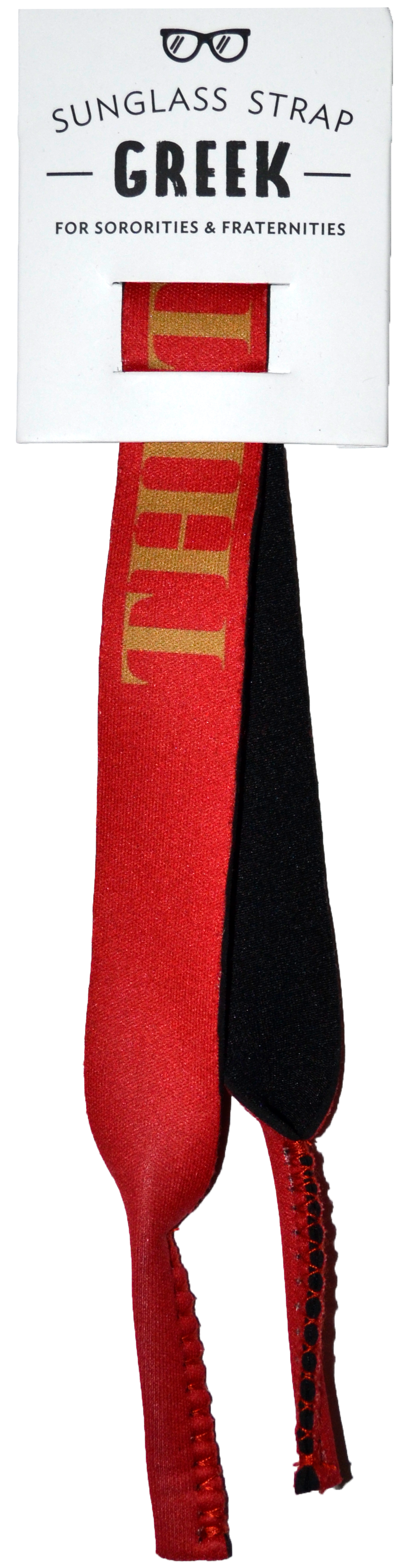 Theta Chi Sunglass Strap Packaging - Croakie