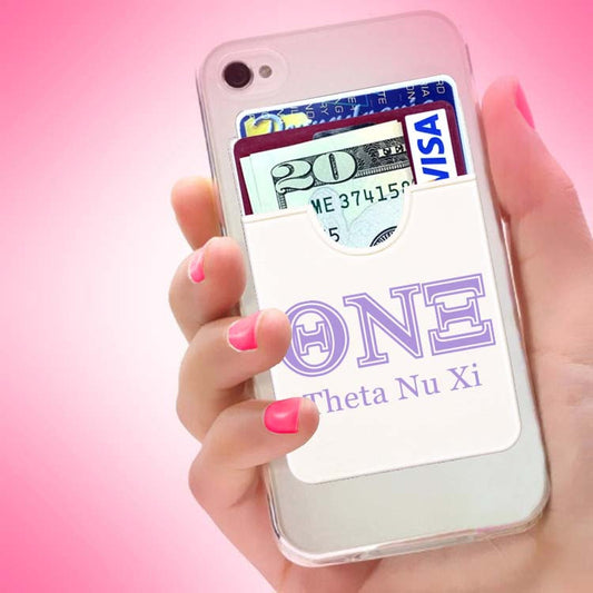 Theta Nu Xi Koala Pouch - Greek Letters Design - Phone Wallet