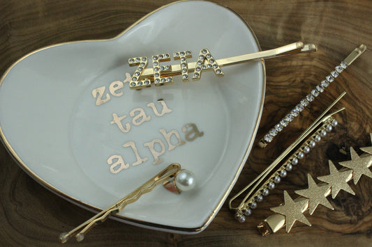 Zeta Phi Beta Sorority Hair Clips