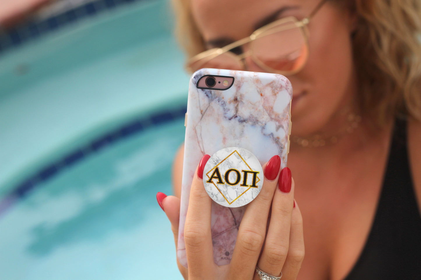 Alpha Omicron Pi PopSocket