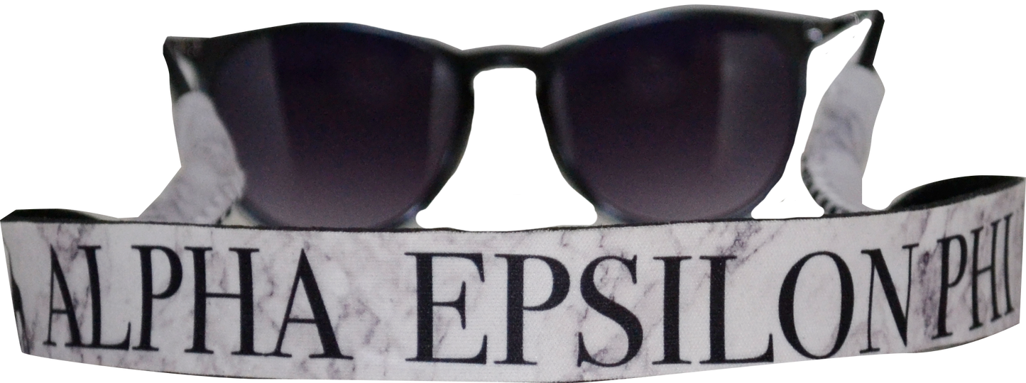 Alpha Epsilon Phi <br> Sunglass Strap <br> Marble Theme