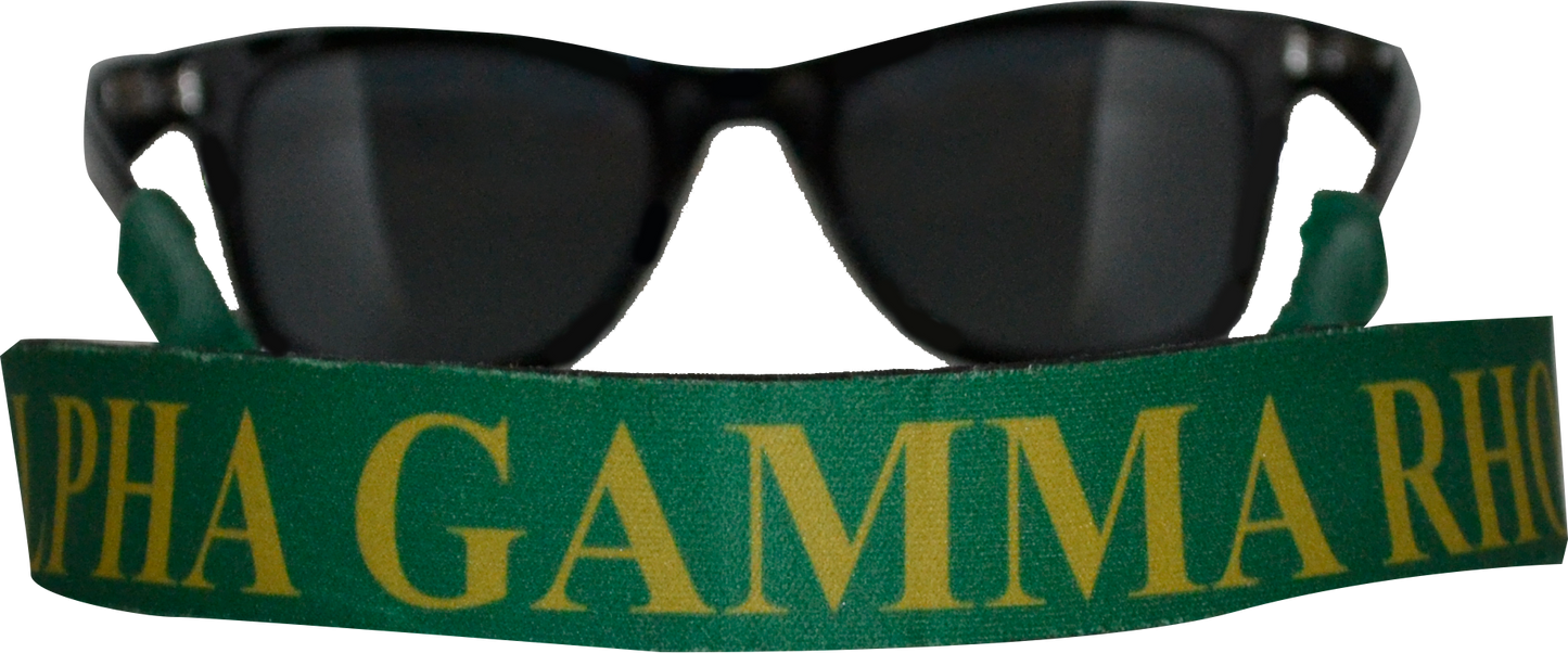Alpha Gamma Rho Sunglass Strap - Croakie
