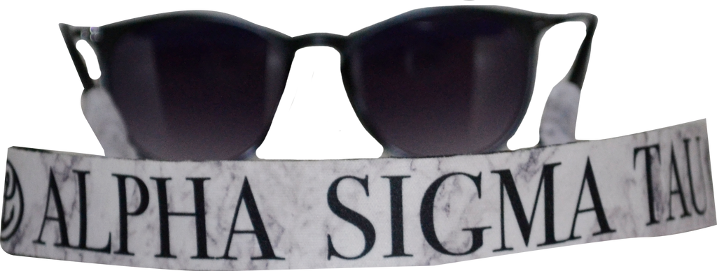 Alpha Sigma Tau<br> Sunglass Strap <br> Marble Theme