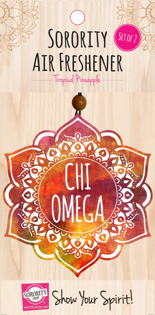 Chi Omega Mandala Air Freshener