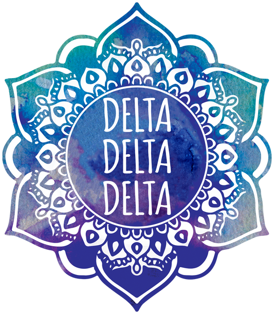 Delta Delta Delta Mandala Air Freshener