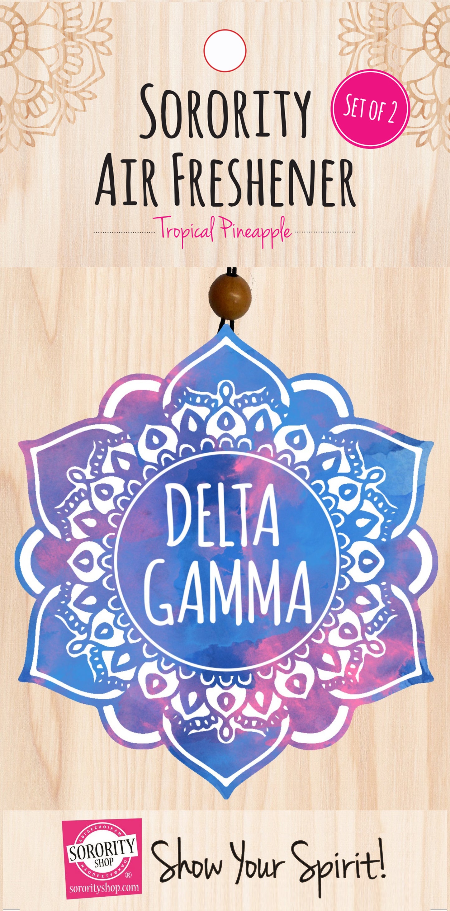 Delta Gamma Mandala Air Freshener