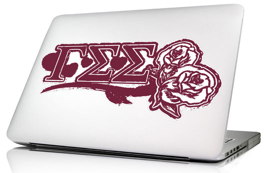 Gamma Sigma Sigma <br>11.75 x 5.25 Laptop Skin/Wall Decal