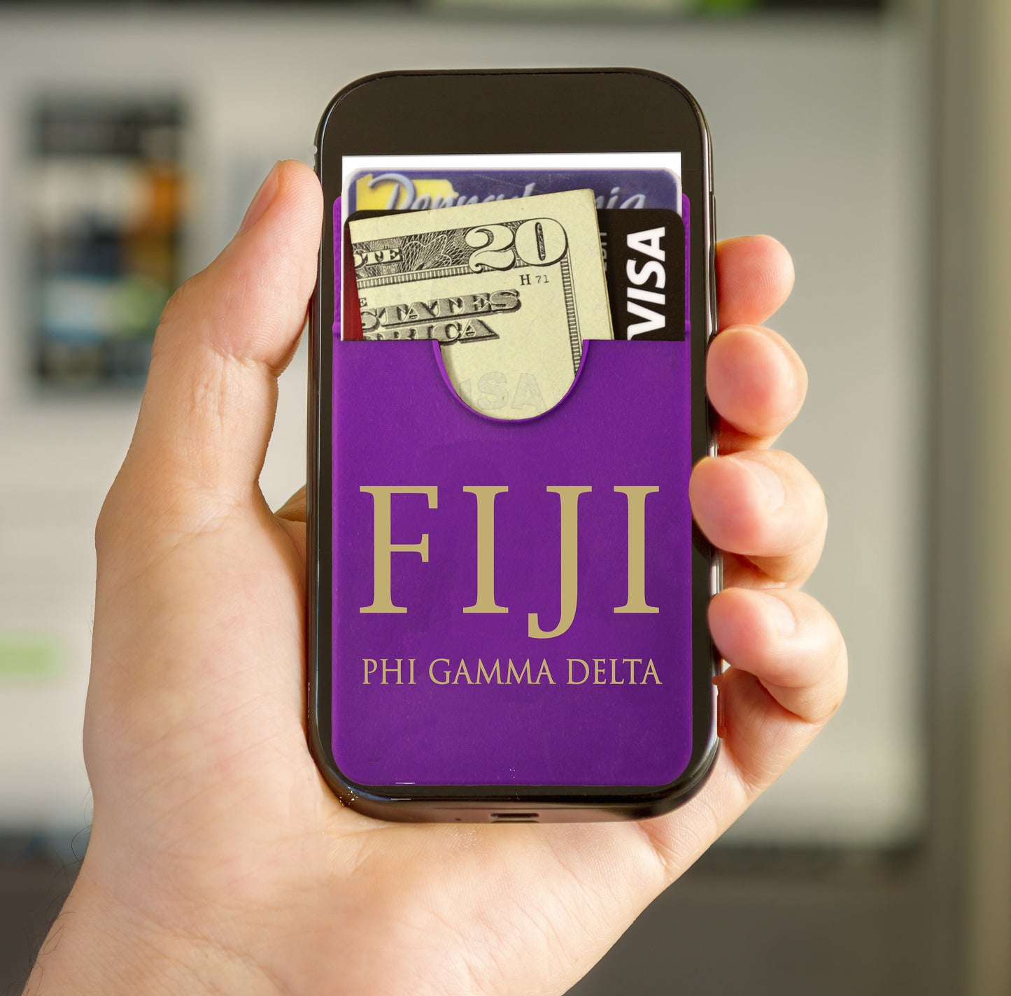 Phi Gamma Delta Phone Wallet FIJI