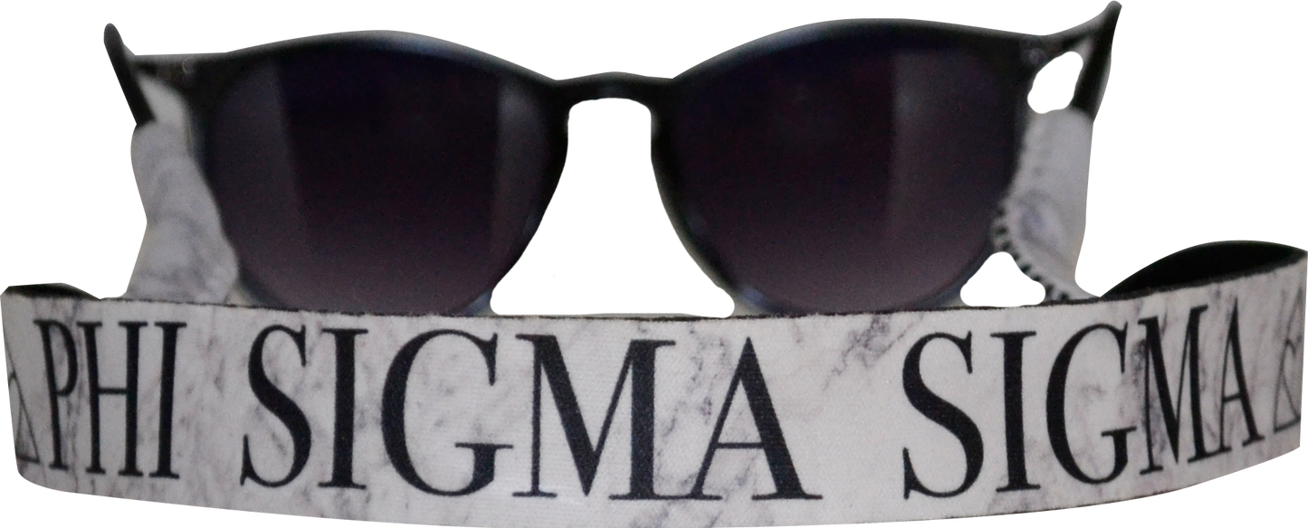 Phi Sigma Sigma Sunglass Strap - Croakie