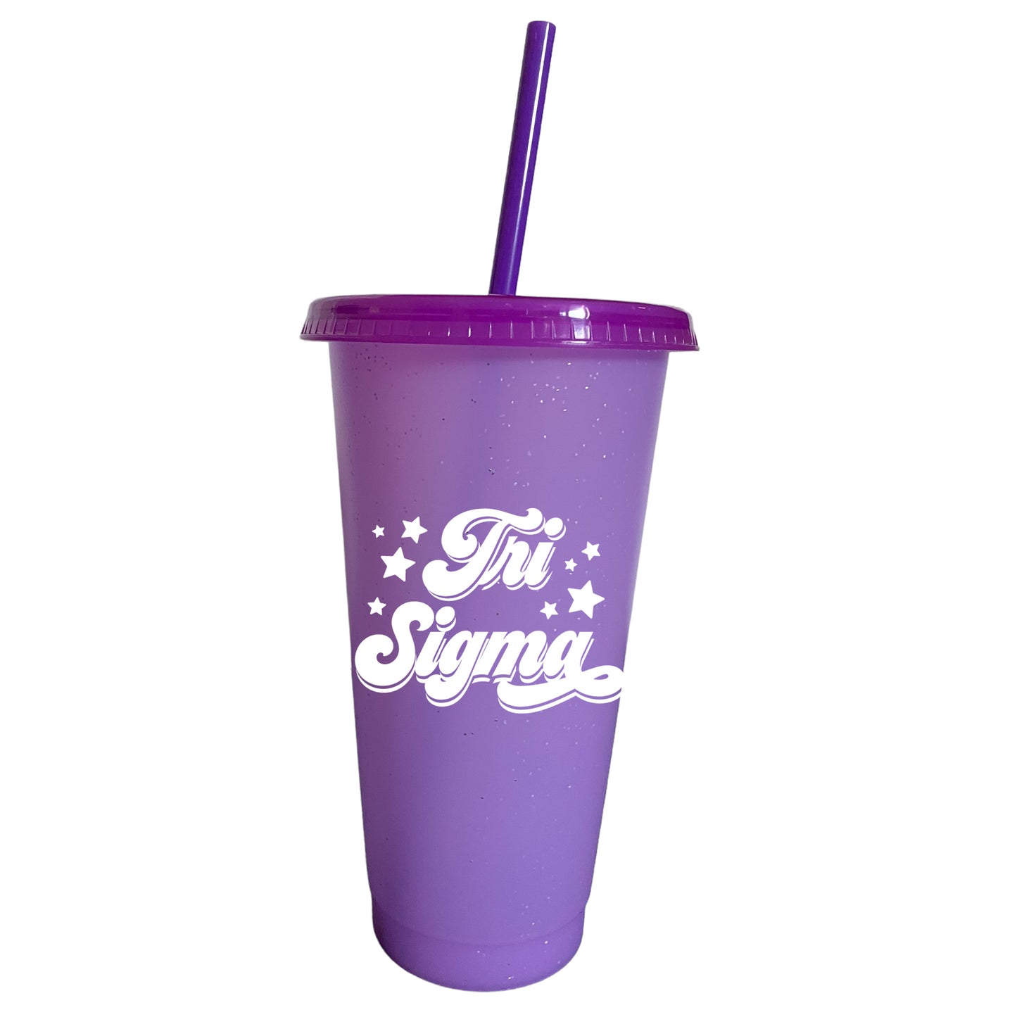 Sigma Sigma Sigma Glitter Color Changing Cup 4-Pack
